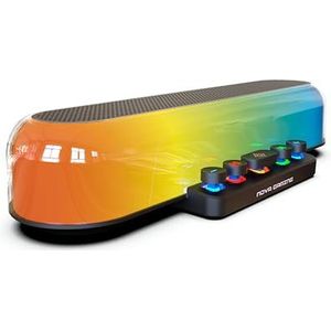 NOVA GAMING URSAE – RGB gaming soundbar – krachtig geluid, 6 uur batterijduur, compact design, RGB-led, Bluetooth 5.3 – voor pc, smartphones en tablets