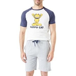 Springfield Pyjama-set voor heren, Ivoor, XL
