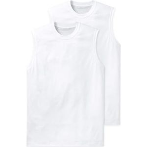 Schiesser T-shirt voor heren, Wit (100-weiss)), XXL