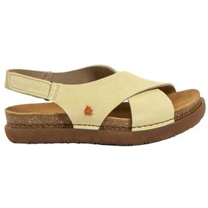 Art 1710 Rhodes damessandalen, limoen, maat 42, Bestand., 42 EU