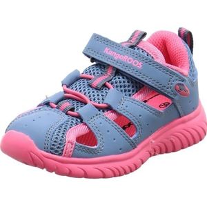 KangaROOS KI-Rock Lite EV sandalen, uniseks, Midnight Blue/Daisy Pink Oc, 21 EU, Midnight Blue Daisy Pink Oc, 21 EU