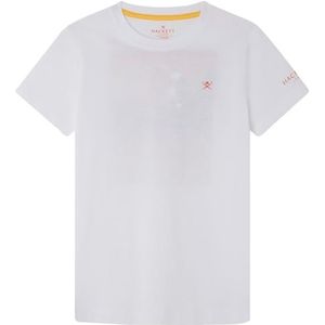 Hackett London Jongens Sunrise Skate Tee T-shirt, wit (wit), 13 jaar, Wit (wit), 13 jaar