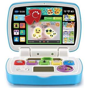 VTech Dierenvrienden-laptop – babyleercomputer met leerinhoud voor weer, emoties, rollenspel, muziek en meer – voor kinderen van 1 tot 3 jaar