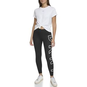 DKNY Cropped leggings voor dames, wit, S