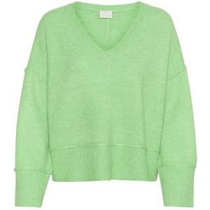 KAFFE - Damestrui - V-hals - Relaxed Pasvorm - Lange Mouwen - Spring Bouquet Melange