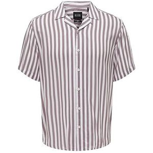 ONLY & SONS Onswayne Life Ss Viscose Shirt Noos Herenshirt, Nirvana, M