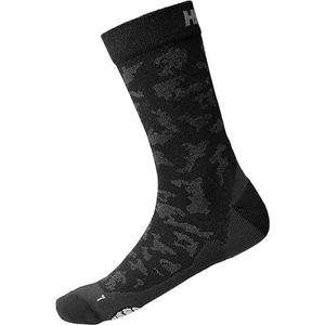 Helly Hansen Unisex Trail Crew Sok, Grijs Melange, 36-38
