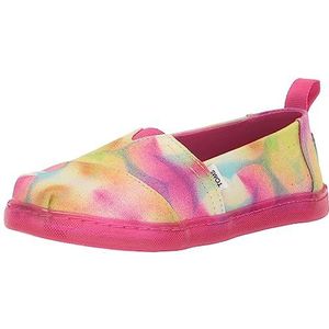 TOMS Jongensmeisjes klassieke Alpargata Loafer Flat, Mango Botanische Zonneprint, 6 UK Kind, Mango Botanische Zonneafdruk