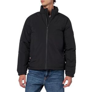 Tommy Hilfiger Heren PORTLAND MIX MEDIA STAND JKT Windbreaker Jacket, Zwart, XS, Zwart, XS