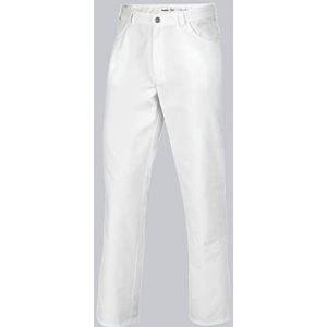 BP 1643 558 unisex broek van duurzaam gemengd weefsel wit, maat Ll