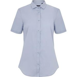 VELILLA 405018S shirt met korte mouwen stretchstof voor dames, lichtblauw, maat L, Lichtblauw, L
