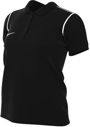 Nike - Park 20 Polo - Sportshirt - Zwart Wit - 100% Gerecycled Polyester