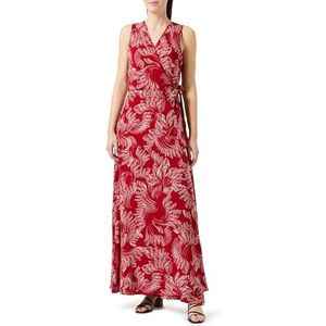 COBIE Maxi-jurk voor dames, met allover-print, rood, M