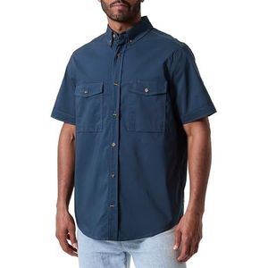 Fjallraven 12600213-570 Övik Air Stretch SS Shirt M Shirt Heren Mountain Blue Maat L, maanblauw, L