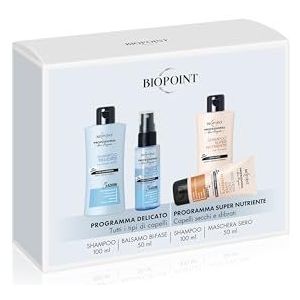 BIOPOINT Minisize Professional Hair Program - Minisize Travel Shampoo en Conditioner, super verzorgende shampoo 100 ml en masker 50 ml, reisset