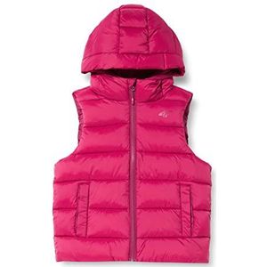 4F JUNIOR Girl'S JKUDP002 Down, Dark Pink, 134 voor Meisjes, Donker Roze