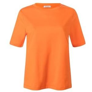 T-shirt ronde hals 1/2 mouw, Loud Orange, 34