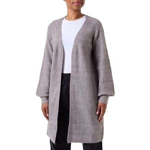 Bestseller A/S VMMILI LS Open Cardigan GA Boo Gebreide jas, Medium Grey Melange, XS, Medium Grey Melange, XS