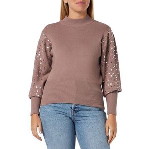 caspio Dames gebreide trui 11019349-CA06, donker taupe, M/L, donkertaupe, M/L