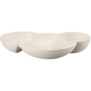 Guzzini - Tierra, Voorgerecht - Melkwit, 29,5 x 21,4 x h5,2cm - 171200156