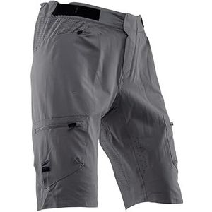 Leatt MTB-shorts voor heren, grijs, XS, Grijs, XS