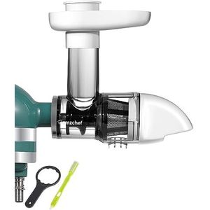 KitchenAid Artisan sapcentrifuge accessoires voor KitchenAid sapcentrifuge voor het extraheren van alle soorten groenten en fruit, ambachtsman niet inbegrepen, alleen accessoires, wit