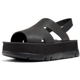 Sandalen - Oruga Up - Effen - Leer en Suède - Open Toe - Middelhoge Hak
