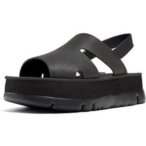 Sandalen - Oruga Up - Effen - Leer en Suède - Open Toe - Middelhoge Hak