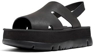Sandalen - Oruga Up - Effen - Leer en Suède - Open Toe - Middelhoge Hak