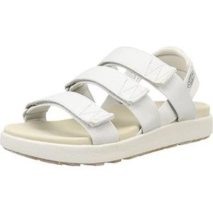 KEEN Elle Strappy Sandalen voor dames, Silver Birch Plaza Taupe, 38.5 EU