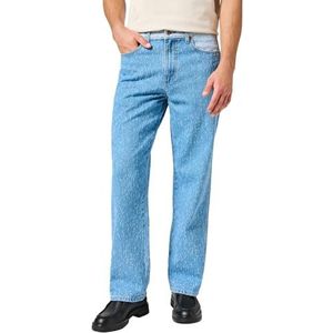 Wrangler Relaxed Straight Jeans voor heren, All Fired, 33W / 34L