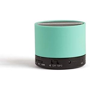 Livoo TES175V Bluetooth-luidspreker voor smartphone/iPhone/tablet/pc, groen/zwart