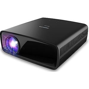 Philips NeoPix 530 vaste videoprojector, True Full HD 1080p, 100-inch scherm, hoog contrast, HDMI, USB-C- en USB-A-connectiviteit, stille ventilator, krachtig audio 2.1-systeem, zwart