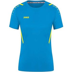 Jako Dames shirt Challenge, JAKO blauw/neongeel, 4221-443, mt. 34
