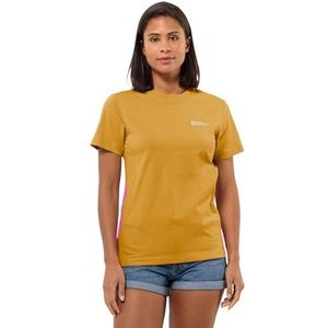 Jack Wolfskin Essential T W T-shirt voor dames, Curry, M