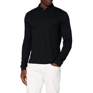 Pierre Cardin Sweatshirt met lange mouwen voor heren, interlock strepen, donkergroen, XXL
