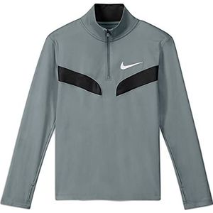 Nike Jongens B Nk Sport Poly Top Sweatshirt, Rookgrijs/zwart/wit, 8 Jaar