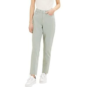 TOM TAILOR Denim Dames Mom Fit Jeans 1035812, 16005 - Green Mist, 25