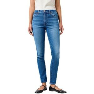 Wrangler Skinny jeans voor dames, Rebel Blauw, 34W / 32L