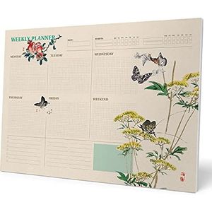 Kokonote BPSA30016,Officiële Japanse A3 Weekplanner - Engels,