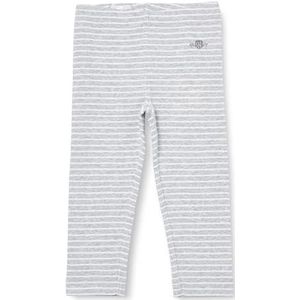 GANT Unisex baby gestreepte Shield leggings, lichtgrijs gem., 80