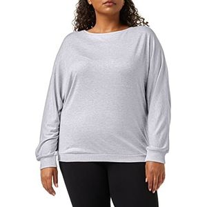 Triumph Thermal Sweater Pyjama-bovendeel, Dark Grey Melange, 40