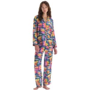 Dagi Viscone pyjama voor dames, multicolour, 44, meerkleurig, 44