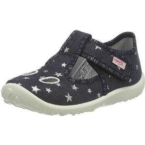 Superfit meisjes spotty pantoffels, blauw 8010, 18 EU