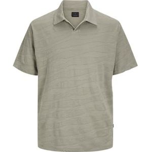 Jprblatate polo met split nek, Dried Sage, XXL