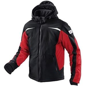 Kübler 10417322-9955-L softshell-winterjas maat L in zwart/middenrood Größe 3XL Schwarz/Mittelrot