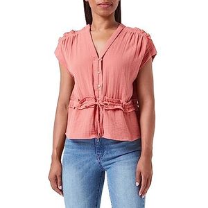 Q/S by s.Oliver dames blouses top, Orange, 44