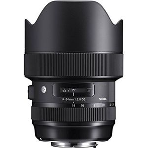 Sigma 14-24 mm F2,8 DG HSM Art lens voor Canon objectiefbajonet, zwart