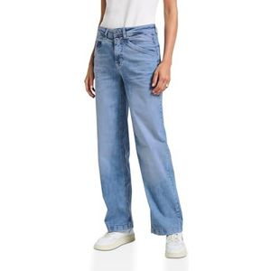 Street One Dames Wide Legs Jeans in Blauw, in size: 24