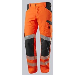 BP 2040-844-6556 werkbroek voor heren, 79,5% polyester, 16,5% katoen, 4% elastolefine, waroranje/antraciet, 3D-snit, ergonomische pasvorm, maat 46N